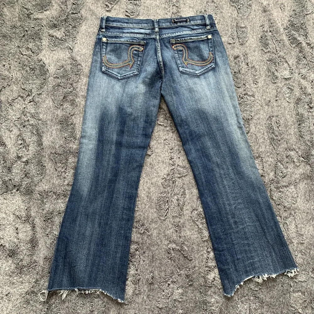 Rock & Republic Rainbow‎ R Pocket Roth Women's Jeans Tag 29 Actual 30x26 Raw Hem